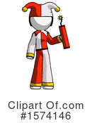White Design Mascot Clipart #1574146 by Leo Blanchette