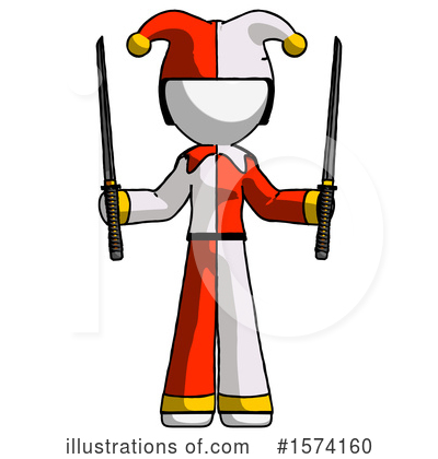 Royalty-Free (RF) White Design Mascot Clipart Illustration by Leo Blanchette - Stock Sample #1574160