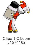 White Design Mascot Clipart #1574162 by Leo Blanchette