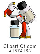 White Design Mascot Clipart #1574163 by Leo Blanchette