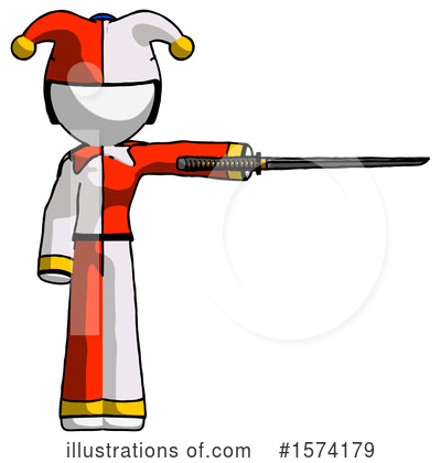 Royalty-Free (RF) White Design Mascot Clipart Illustration by Leo Blanchette - Stock Sample #1574179