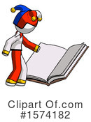 White Design Mascot Clipart #1574182 by Leo Blanchette