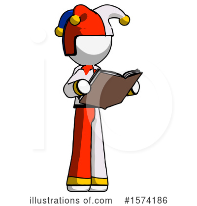 Royalty-Free (RF) White Design Mascot Clipart Illustration by Leo Blanchette - Stock Sample #1574186