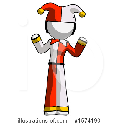 Royalty-Free (RF) White Design Mascot Clipart Illustration by Leo Blanchette - Stock Sample #1574190
