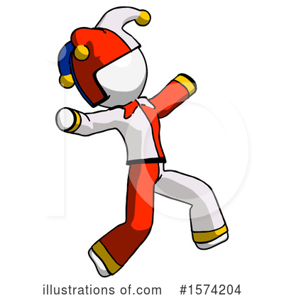 Royalty-Free (RF) White Design Mascot Clipart Illustration by Leo Blanchette - Stock Sample #1574204