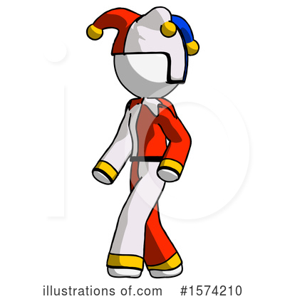 Royalty-Free (RF) White Design Mascot Clipart Illustration by Leo Blanchette - Stock Sample #1574210