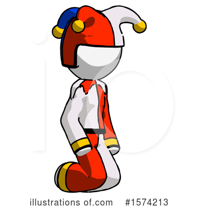 Royalty-Free (RF) White Design Mascot Clipart Illustration by Leo Blanchette - Stock Sample #1574213