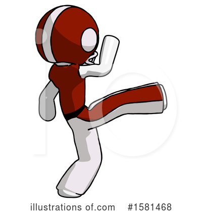 Royalty-Free (RF) White Design Mascot Clipart Illustration by Leo Blanchette - Stock Sample #1581468