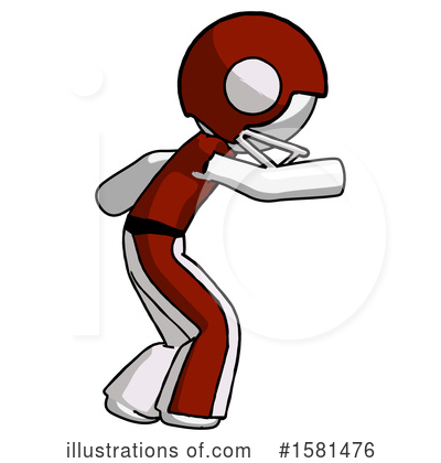 Royalty-Free (RF) White Design Mascot Clipart Illustration by Leo Blanchette - Stock Sample #1581476