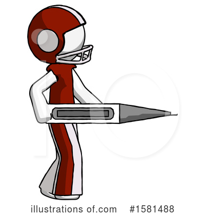 Royalty-Free (RF) White Design Mascot Clipart Illustration by Leo Blanchette - Stock Sample #1581488