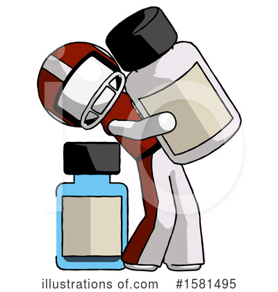 Royalty-Free (RF) White Design Mascot Clipart Illustration by Leo Blanchette - Stock Sample #1581495