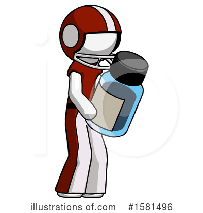 Royalty-Free (RF) White Design Mascot Clipart Illustration by Leo Blanchette - Stock Sample #1581496