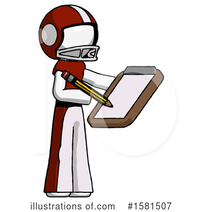 Royalty-Free (RF) White Design Mascot Clipart Illustration by Leo Blanchette - Stock Sample #1581507