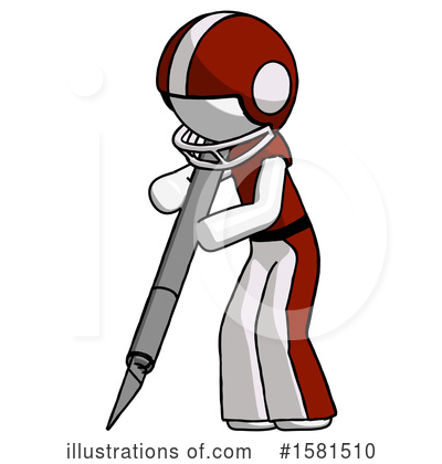 Royalty-Free (RF) White Design Mascot Clipart Illustration by Leo Blanchette - Stock Sample #1581510