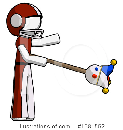 Royalty-Free (RF) White Design Mascot Clipart Illustration by Leo Blanchette - Stock Sample #1581552