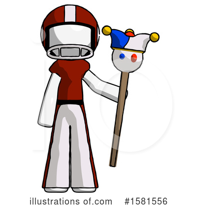 Royalty-Free (RF) White Design Mascot Clipart Illustration by Leo Blanchette - Stock Sample #1581556
