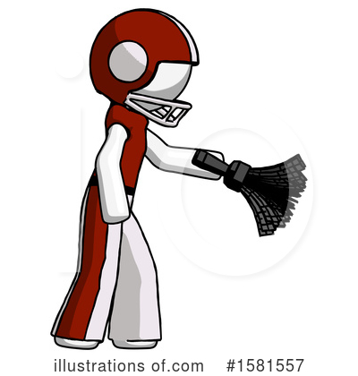 Royalty-Free (RF) White Design Mascot Clipart Illustration by Leo Blanchette - Stock Sample #1581557