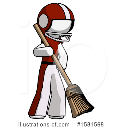 Royalty-Free (RF) White Design Mascot Clipart Illustration by Leo Blanchette - Stock Sample #1581568