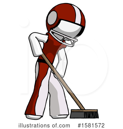 Royalty-Free (RF) White Design Mascot Clipart Illustration by Leo Blanchette - Stock Sample #1581572