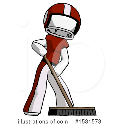 Royalty-Free (RF) White Design Mascot Clipart Illustration by Leo Blanchette - Stock Sample #1581573