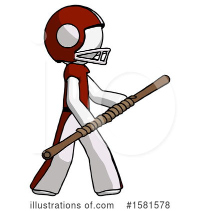 Royalty-Free (RF) White Design Mascot Clipart Illustration by Leo Blanchette - Stock Sample #1581578