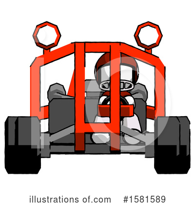 Royalty-Free (RF) White Design Mascot Clipart Illustration by Leo Blanchette - Stock Sample #1581589