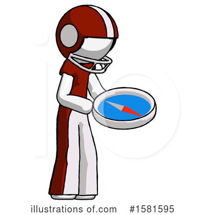 Royalty-Free (RF) White Design Mascot Clipart Illustration by Leo Blanchette - Stock Sample #1581595