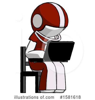 Royalty-Free (RF) White Design Mascot Clipart Illustration by Leo Blanchette - Stock Sample #1581618