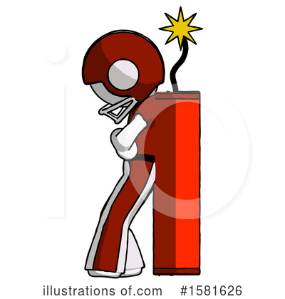 Royalty-Free (RF) White Design Mascot Clipart Illustration by Leo Blanchette - Stock Sample #1581626