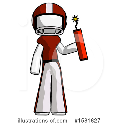 Royalty-Free (RF) White Design Mascot Clipart Illustration by Leo Blanchette - Stock Sample #1581627