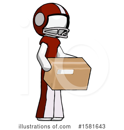 Royalty-Free (RF) White Design Mascot Clipart Illustration by Leo Blanchette - Stock Sample #1581643