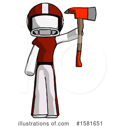 Royalty-Free (RF) White Design Mascot Clipart Illustration by Leo Blanchette - Stock Sample #1581651