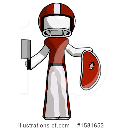 Royalty-Free (RF) White Design Mascot Clipart Illustration by Leo Blanchette - Stock Sample #1581653