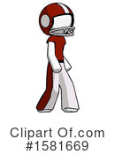White Design Mascot Clipart #1581669 by Leo Blanchette