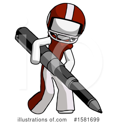 Royalty-Free (RF) White Design Mascot Clipart Illustration by Leo Blanchette - Stock Sample #1581699
