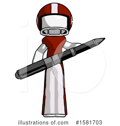 Royalty-Free (RF) White Design Mascot Clipart Illustration by Leo Blanchette - Stock Sample #1581703