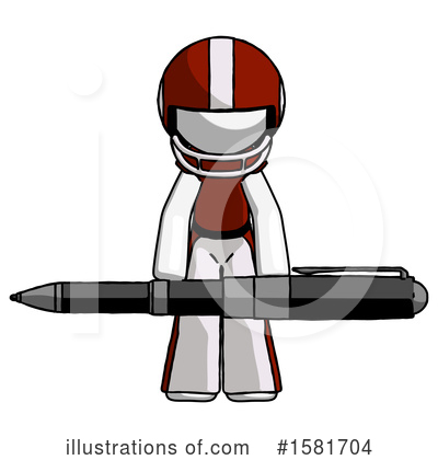 Royalty-Free (RF) White Design Mascot Clipart Illustration by Leo Blanchette - Stock Sample #1581704