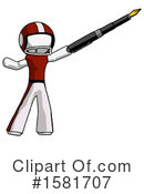White Design Mascot Clipart #1581707 by Leo Blanchette