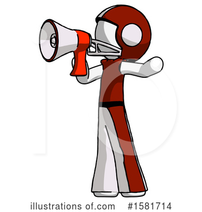 Royalty-Free (RF) White Design Mascot Clipart Illustration by Leo Blanchette - Stock Sample #1581714