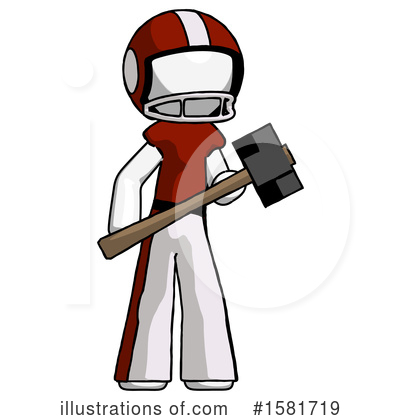 Royalty-Free (RF) White Design Mascot Clipart Illustration by Leo Blanchette - Stock Sample #1581719