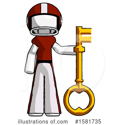 Royalty-Free (RF) White Design Mascot Clipart Illustration by Leo Blanchette - Stock Sample #1581735