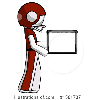 Royalty-Free (RF) White Design Mascot Clipart Illustration by Leo Blanchette - Stock Sample #1581737