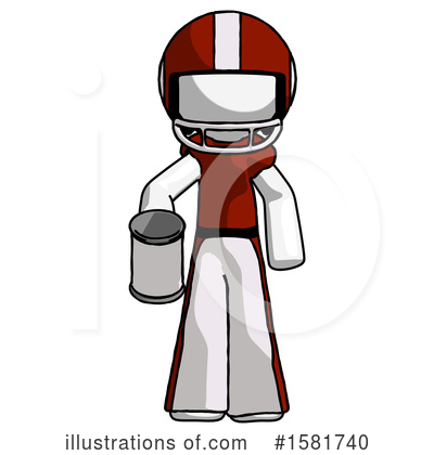 Royalty-Free (RF) White Design Mascot Clipart Illustration by Leo Blanchette - Stock Sample #1581740