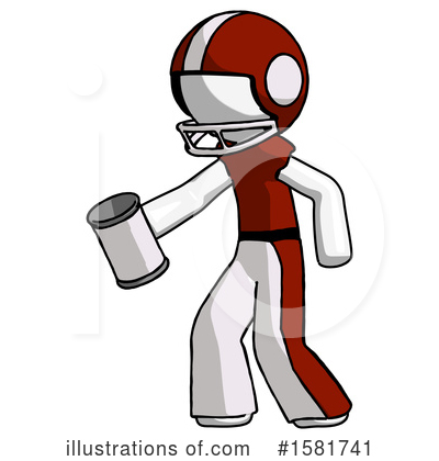 Royalty-Free (RF) White Design Mascot Clipart Illustration by Leo Blanchette - Stock Sample #1581741
