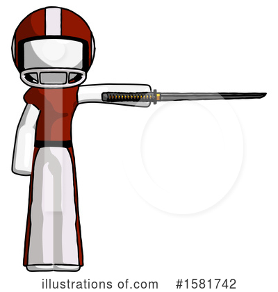 Royalty-Free (RF) White Design Mascot Clipart Illustration by Leo Blanchette - Stock Sample #1581742