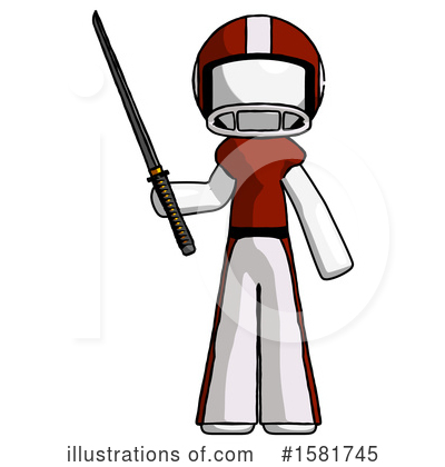 Royalty-Free (RF) White Design Mascot Clipart Illustration by Leo Blanchette - Stock Sample #1581745