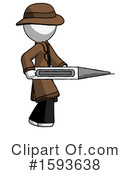 White Design Mascot Clipart #1593638 by Leo Blanchette