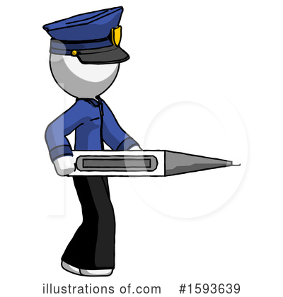 Royalty-Free (RF) White Design Mascot Clipart Illustration by Leo Blanchette - Stock Sample #1593639