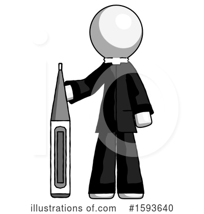 Royalty-Free (RF) White Design Mascot Clipart Illustration by Leo Blanchette - Stock Sample #1593640