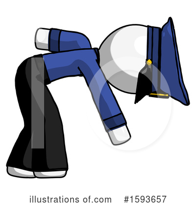 Royalty-Free (RF) White Design Mascot Clipart Illustration by Leo Blanchette - Stock Sample #1593657